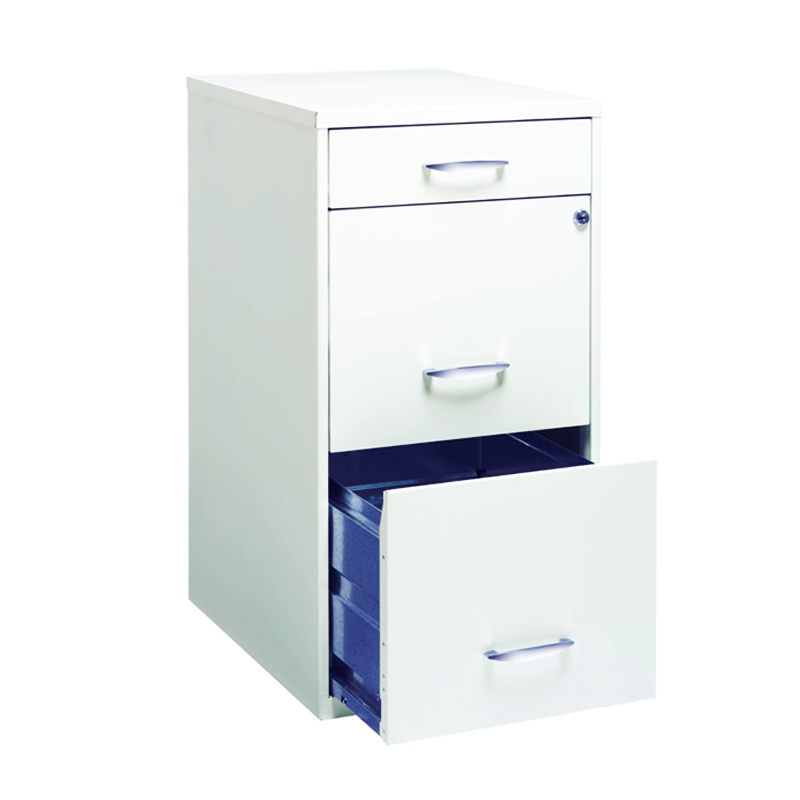 Archivero Vertical Metálico 1 Papelero y 2 Archiveros OFIK 535