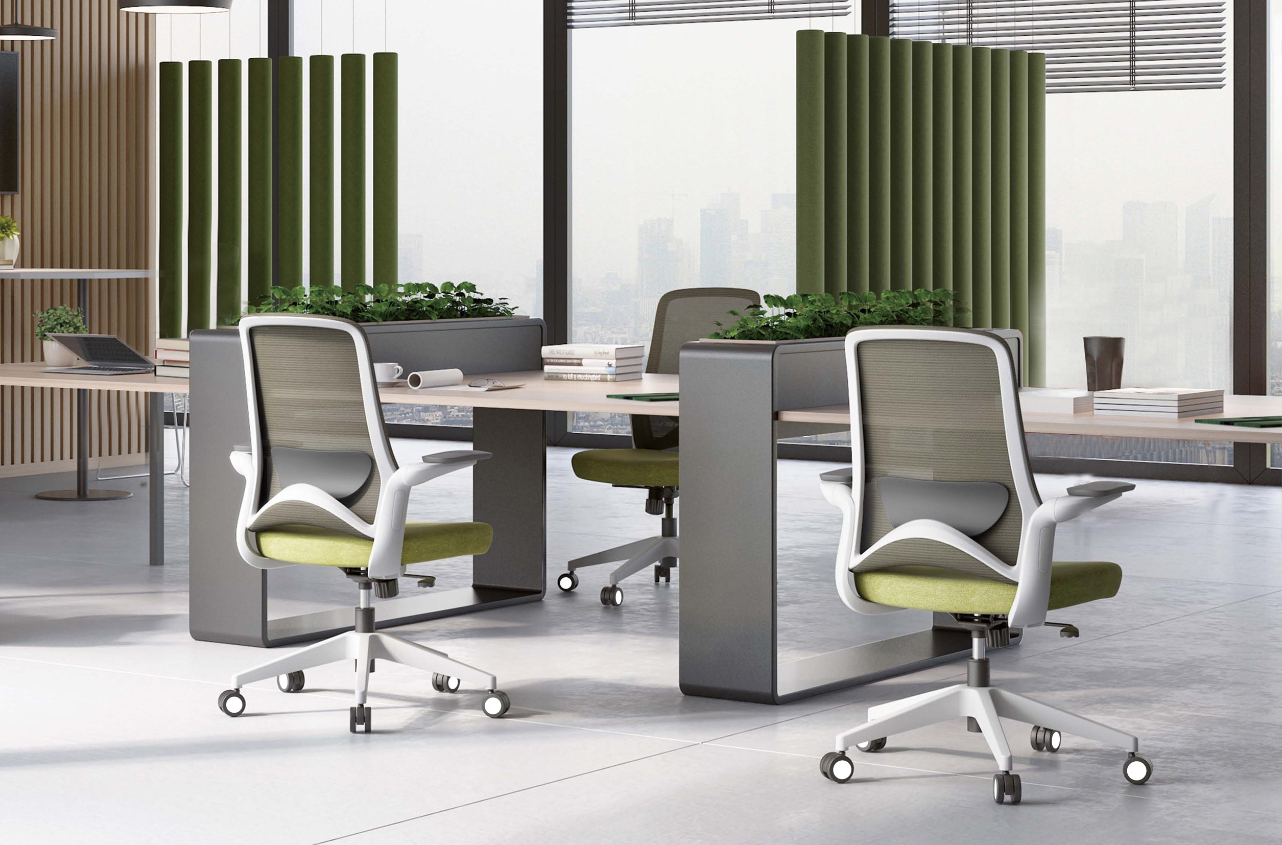 Silla Operativa Dolphin OHV-111 gris Offiho