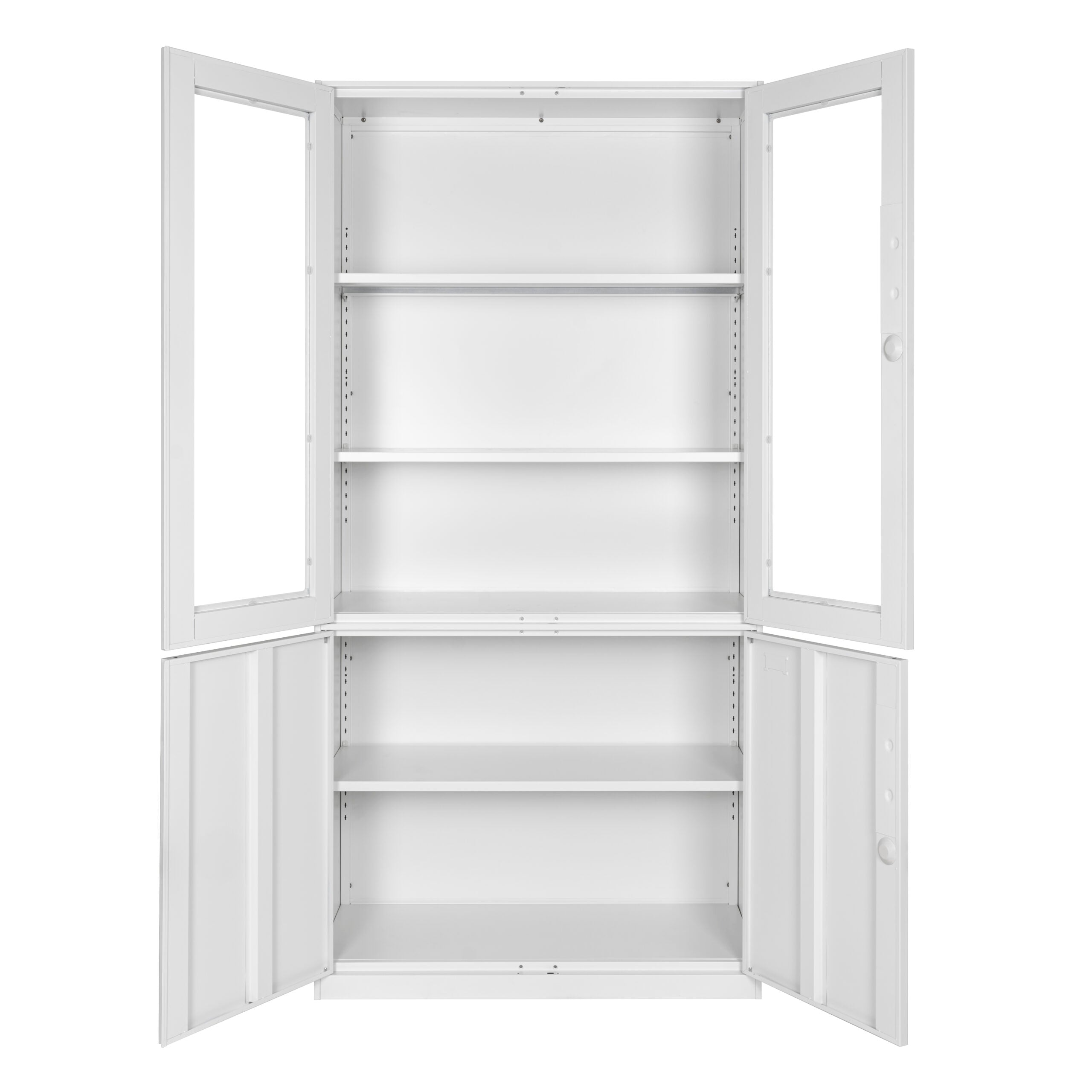 Gabinete Combinado Con Puertas De Vidrio 1.85 MC (Armado)