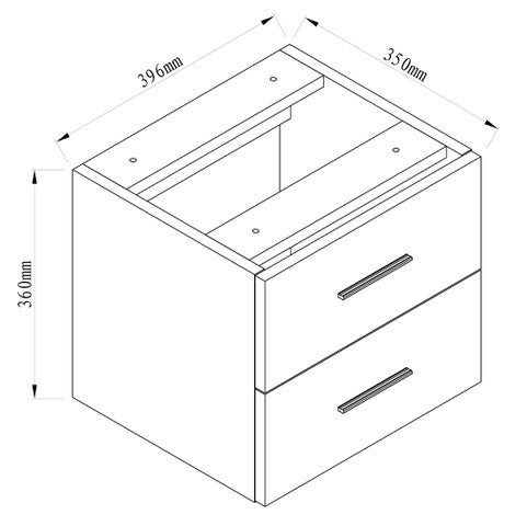 PULSE SET DE CAJONES PARA ESCRITORIO IRONSTONE / BEECH JAS