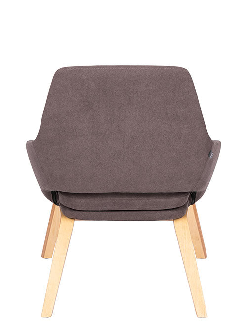 Sillón Aura base de madera Bratti