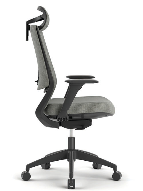 Silla Ejecutiva Respaldo Alto Royal Negro Techno