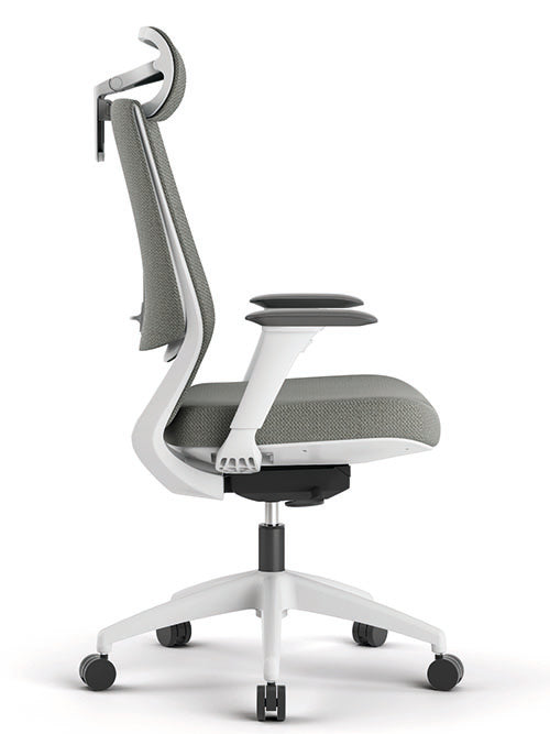 Silla Ejecutiva Respaldo Alto Royal Blanco Techno