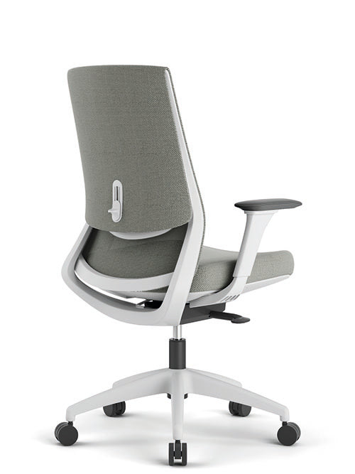 Silla Ejecutiva Respaldo Bajo Royal Blanco Techno
