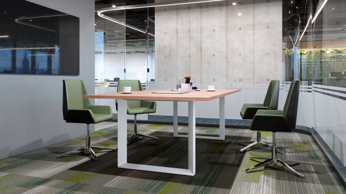 Mesa de Juntas Tech SQ/Silver o White Techno