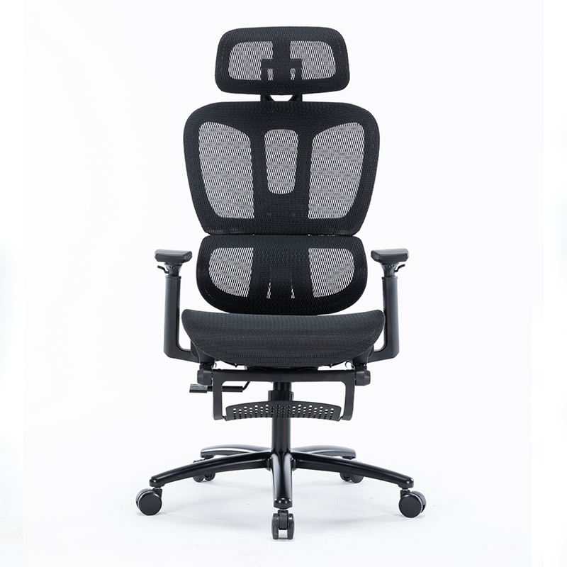 Silla Ejecutiva Nexus en Mesh Negro o Gris con Descansa Pies