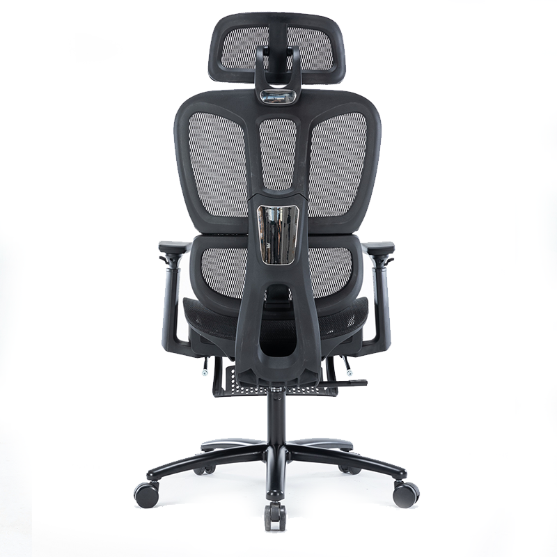 Silla Ejecutiva Nexus en Mesh Negro o Gris con Descansa Pies