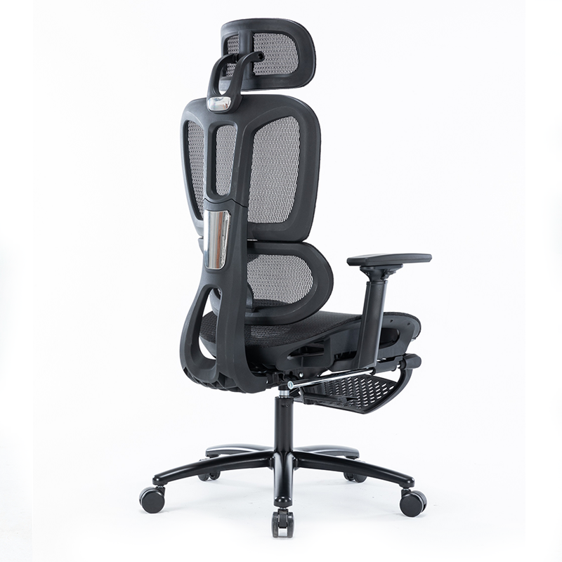 Silla Ejecutiva Nexus en Mesh Negro o Gris con Descansa Pies