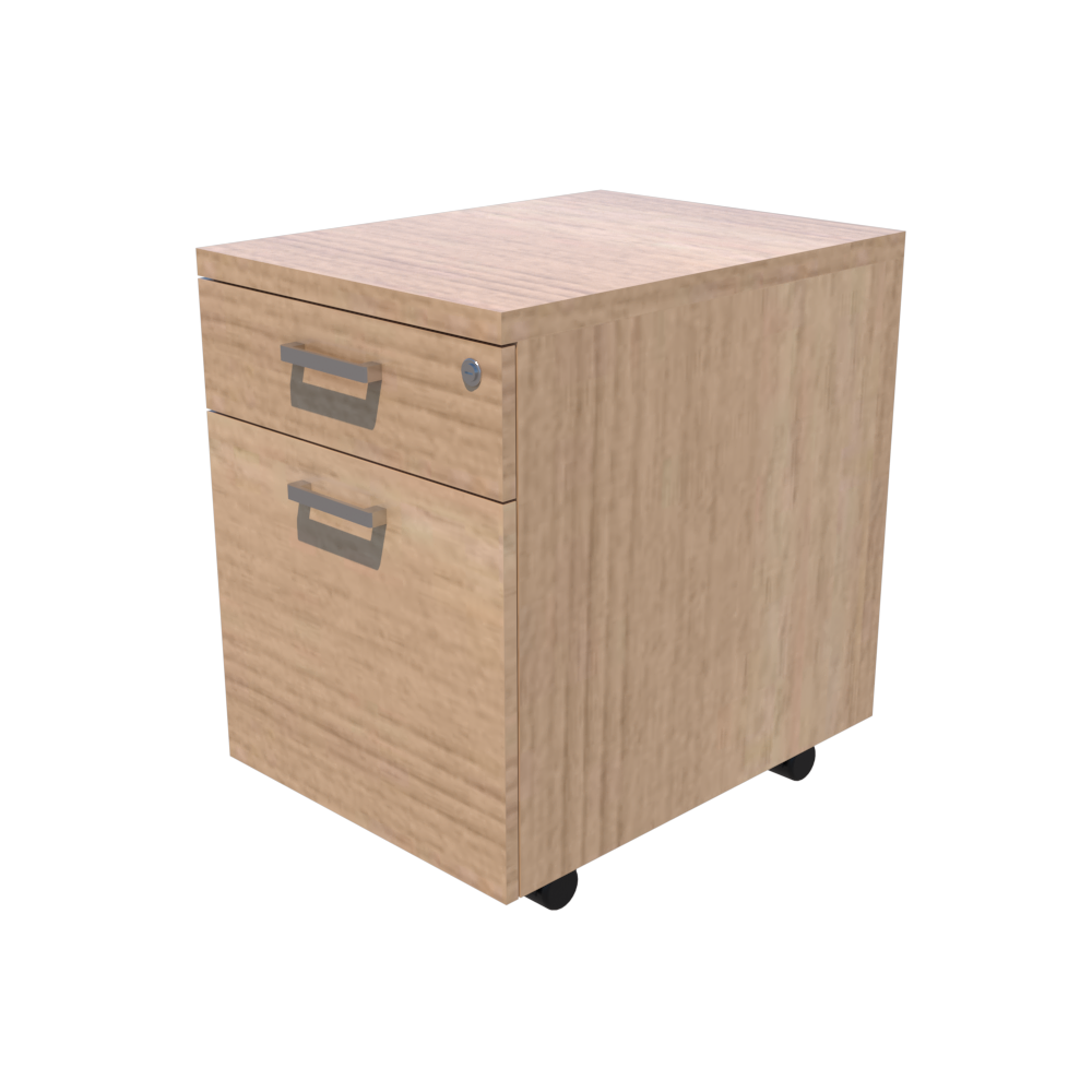 Archivero Móvil con Cajón Papelero y Gaveta 106 Línea Italia