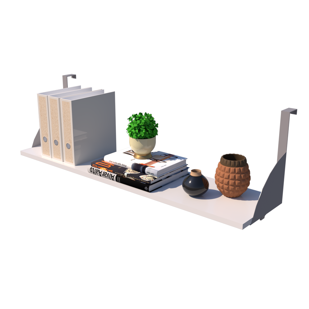 Librero Colgante Abierto Melamina 185 Línea Italia