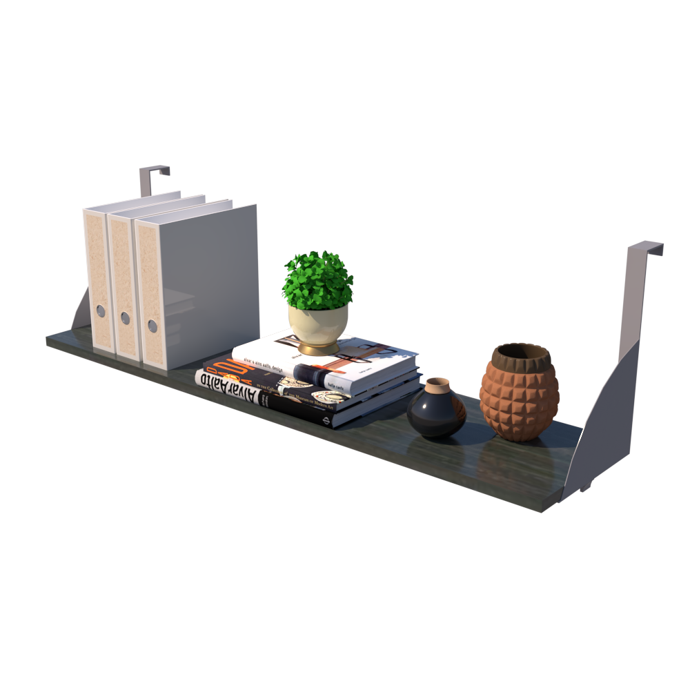 Librero Colgante Abierto Melamina 185 Línea Italia