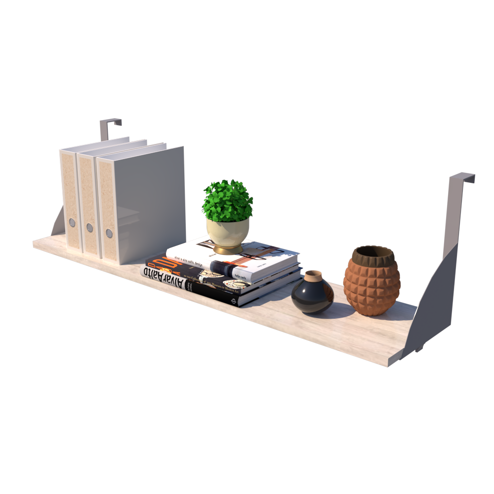 Librero Colgante Abierto Melamina 185 Línea Italia