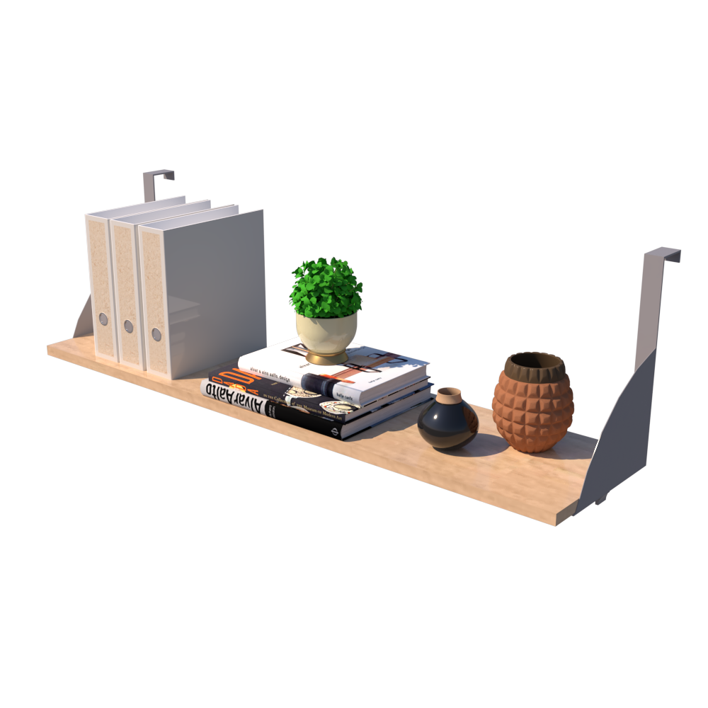 Librero Colgante Abierto Melamina 185 Línea Italia