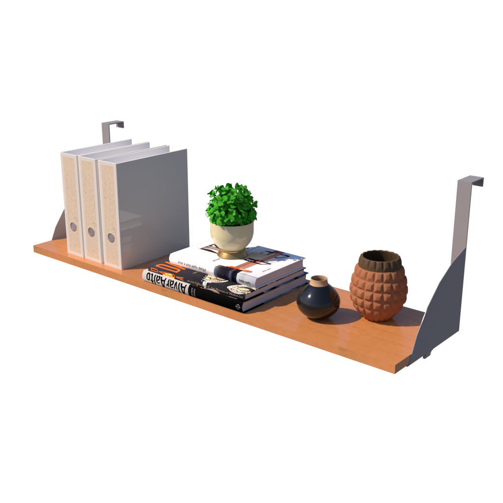 Librero Colgante Abierto Melamina 185 Línea Italia