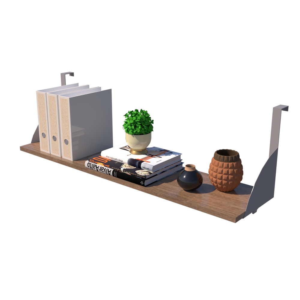 Librero Colgante Abierto Melamina 185 Línea Italia