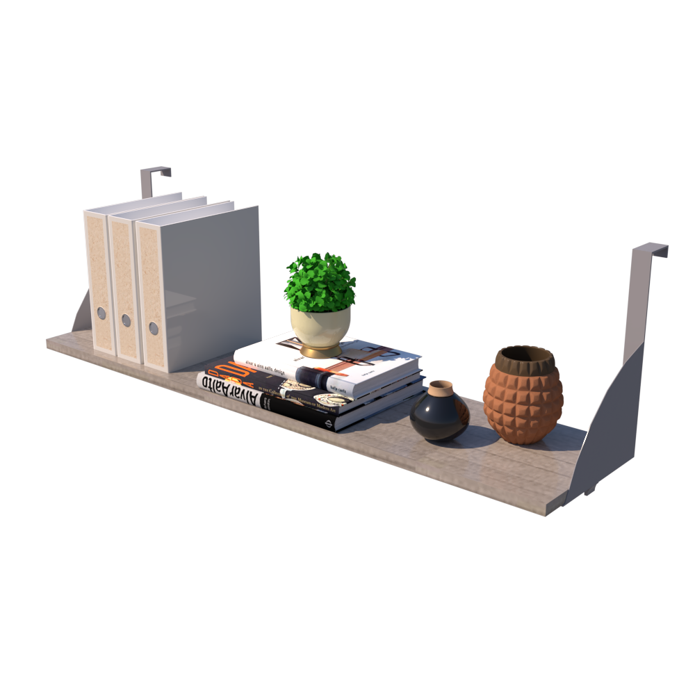 Librero Colgante Abierto Melamina 185 Línea Italia