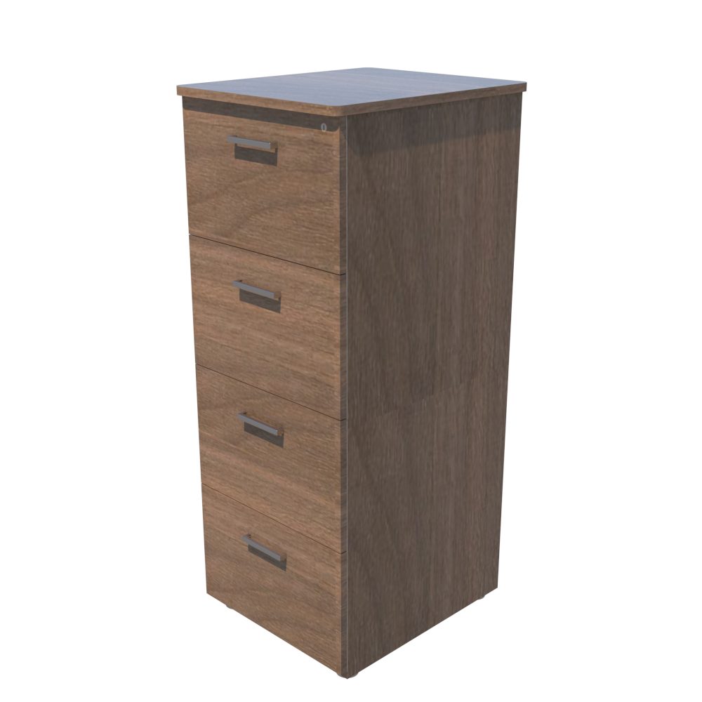 Archivero Vertical de 4 Gavetas Melamina 304 Línea Italia