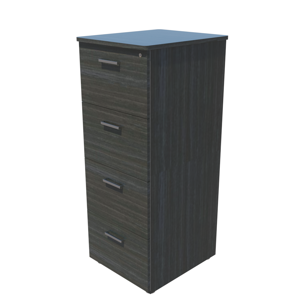 Archivero Vertical de 4 Gavetas Melamina 304 Línea Italia