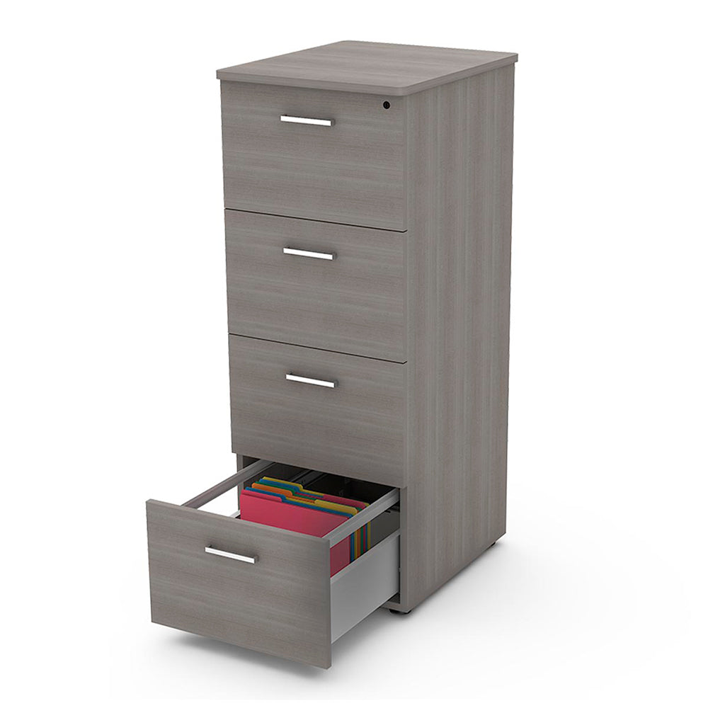 Archivero Vertical de 4 Gavetas Melamina 304 Línea Italia