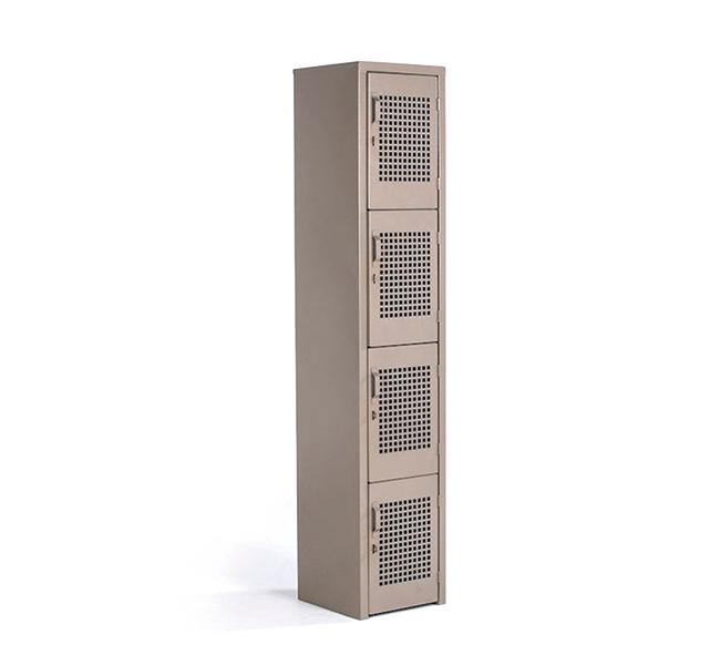 Locker Metálico de 4 Puertas Perforado Ofik 320/325