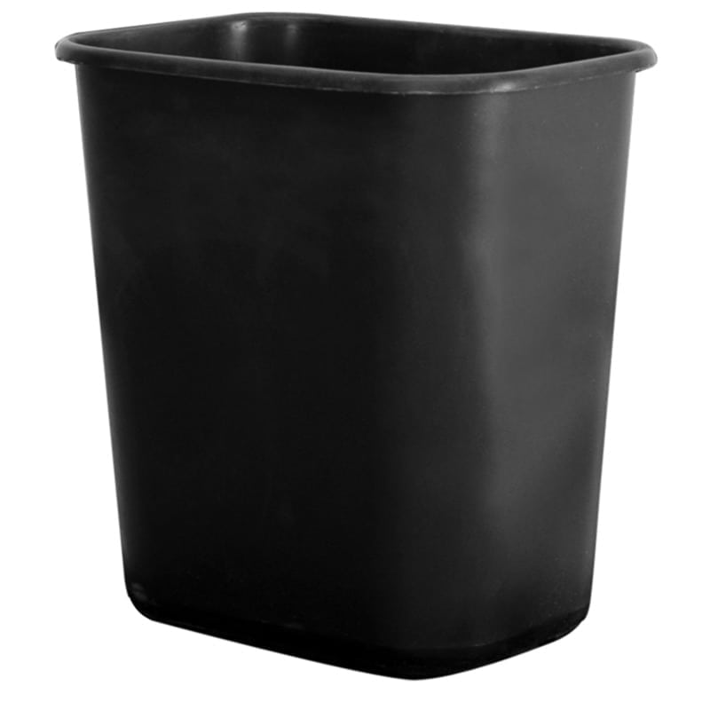 Bote de Basura de Plástico Negro 22 lts OFIK 405