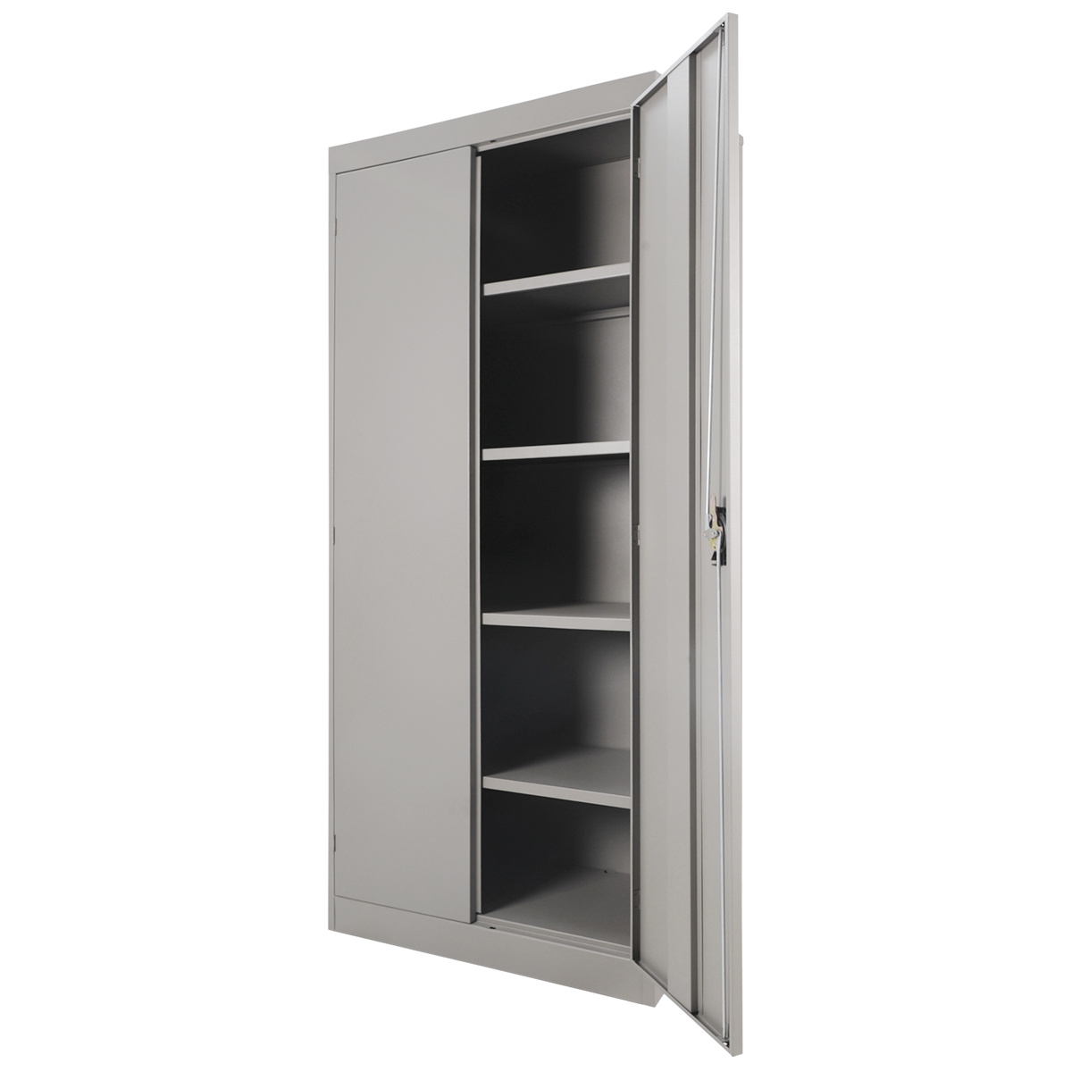 Gabinete metálico universal con entrepaños desmontables