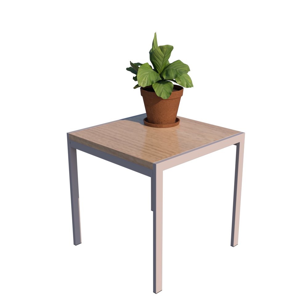 Mesa Cuadrada 40cm 667 Línea Italia