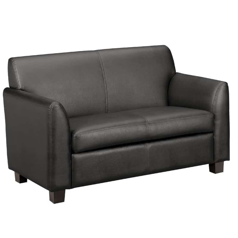 Sofá 2 Plazas Piel Negra VL872ST11 OFIK 68