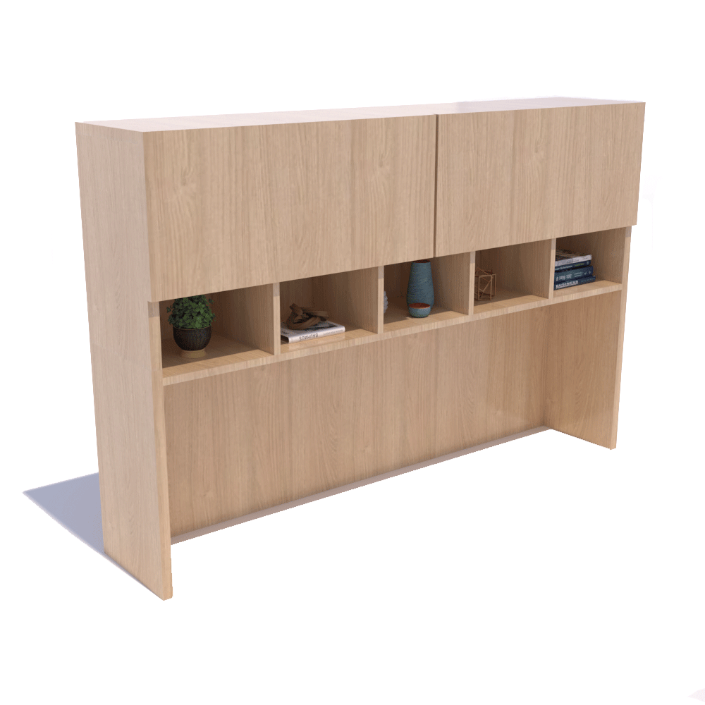 Librero sobre Credenza 7062 Estephany