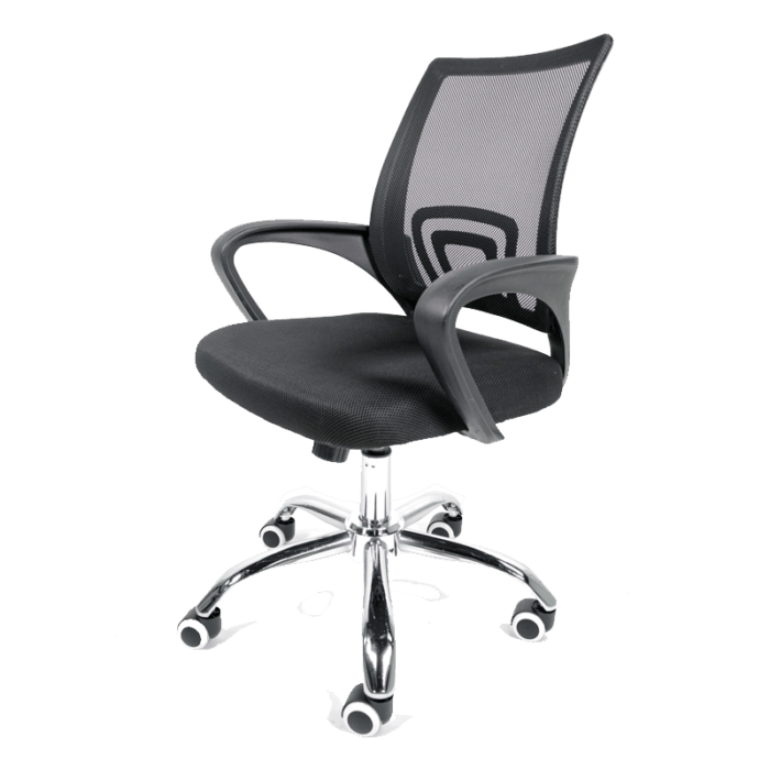Silla Operativa E102 Mesh y Tela Color Base Cromada ofik 916