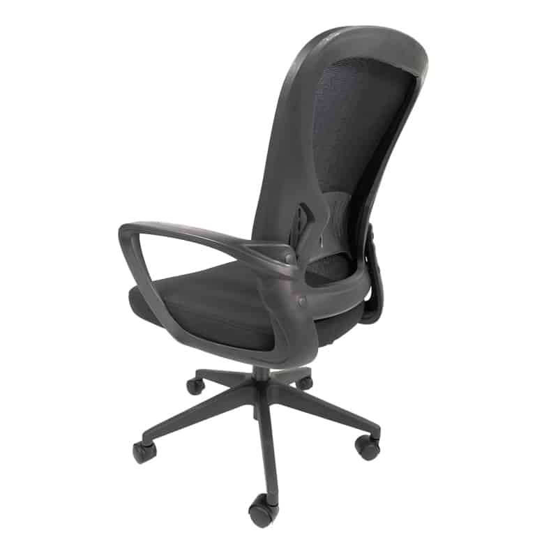 Silla Operativa E104 Mesh y Tela Color Negro OFIK 921