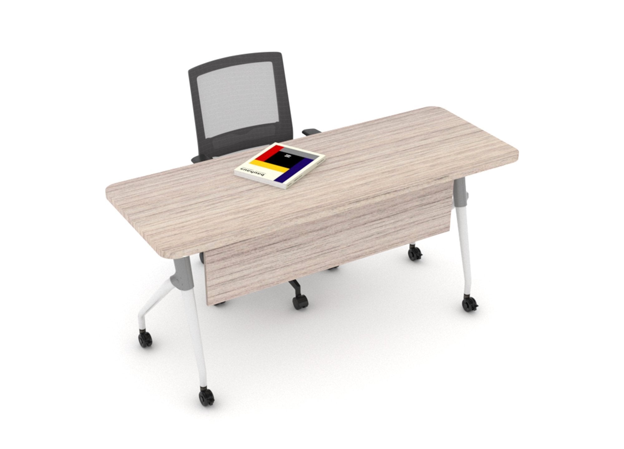 Escritorio abatible con pantalla techno