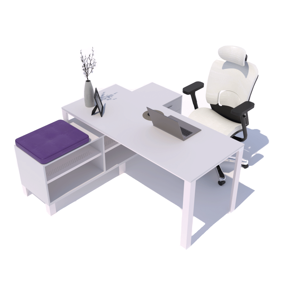 Escritorio Ejecutivo Altea con Credenza Lateral Versa