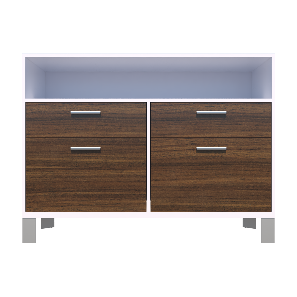 Credenza Alta Altea con 2 Cajoneras Versa
