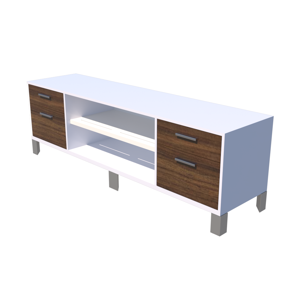 Credenza Baja Altea con 2 Cajoneras Versa