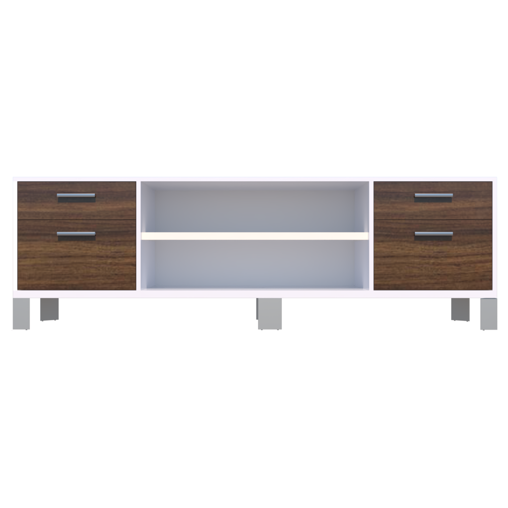 Credenza Baja Altea con 2 Cajoneras Versa