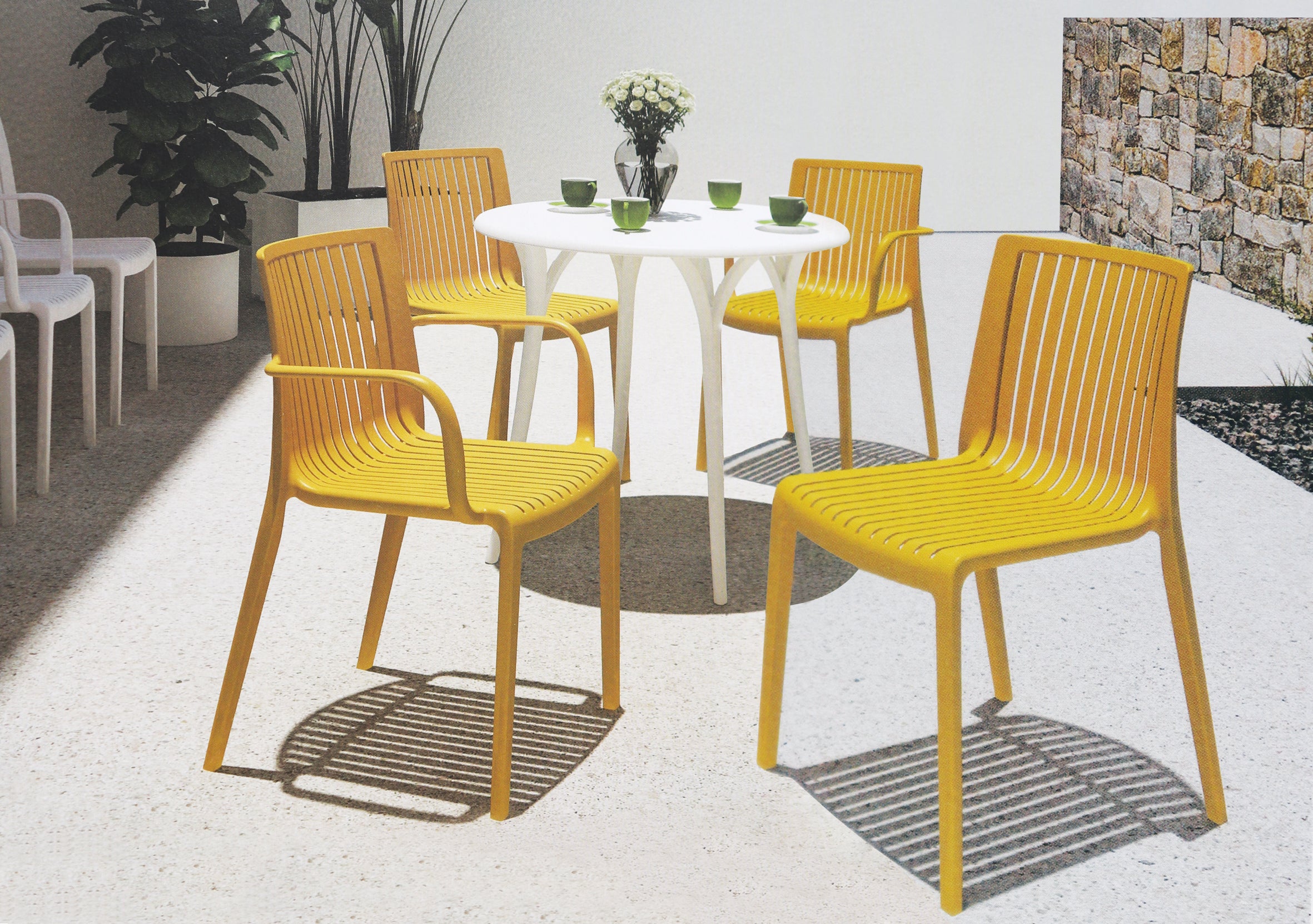 Silla Milos sin Brazos 7203B Lagoon