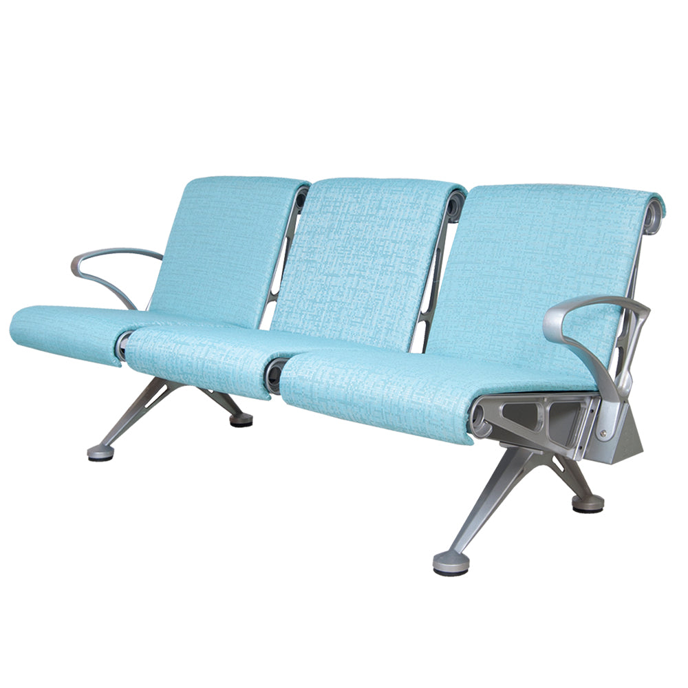 Banca de Espera Sky Tapizada de 3 Plazas Versa