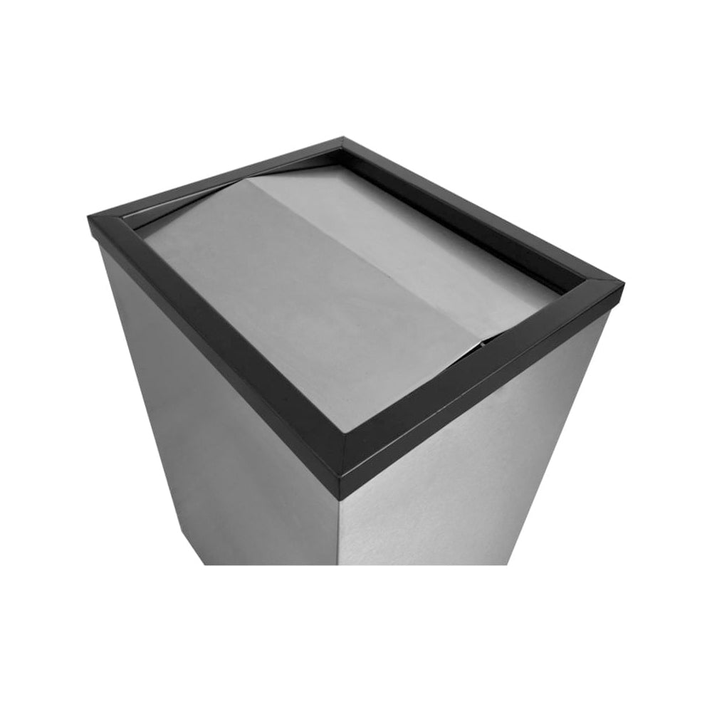 Basurero Rectangular de Acero Inoxidable Mediano OFIK 26