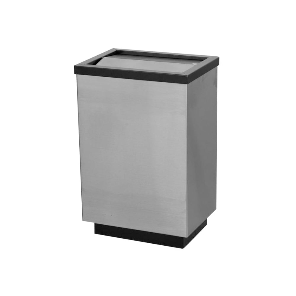 Basurero Rectangular de Acero Inoxidable Mediano OFIK 26