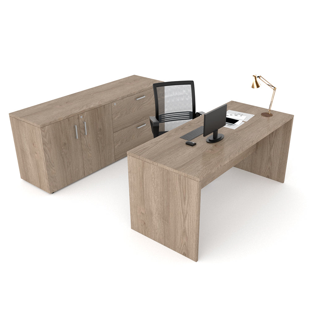 Conjunto de Escritorio Grapa y Credenza Estephany