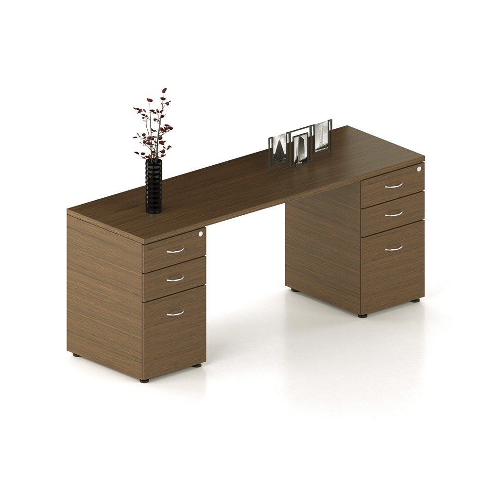 Credenza con 2 Pedestales Techno