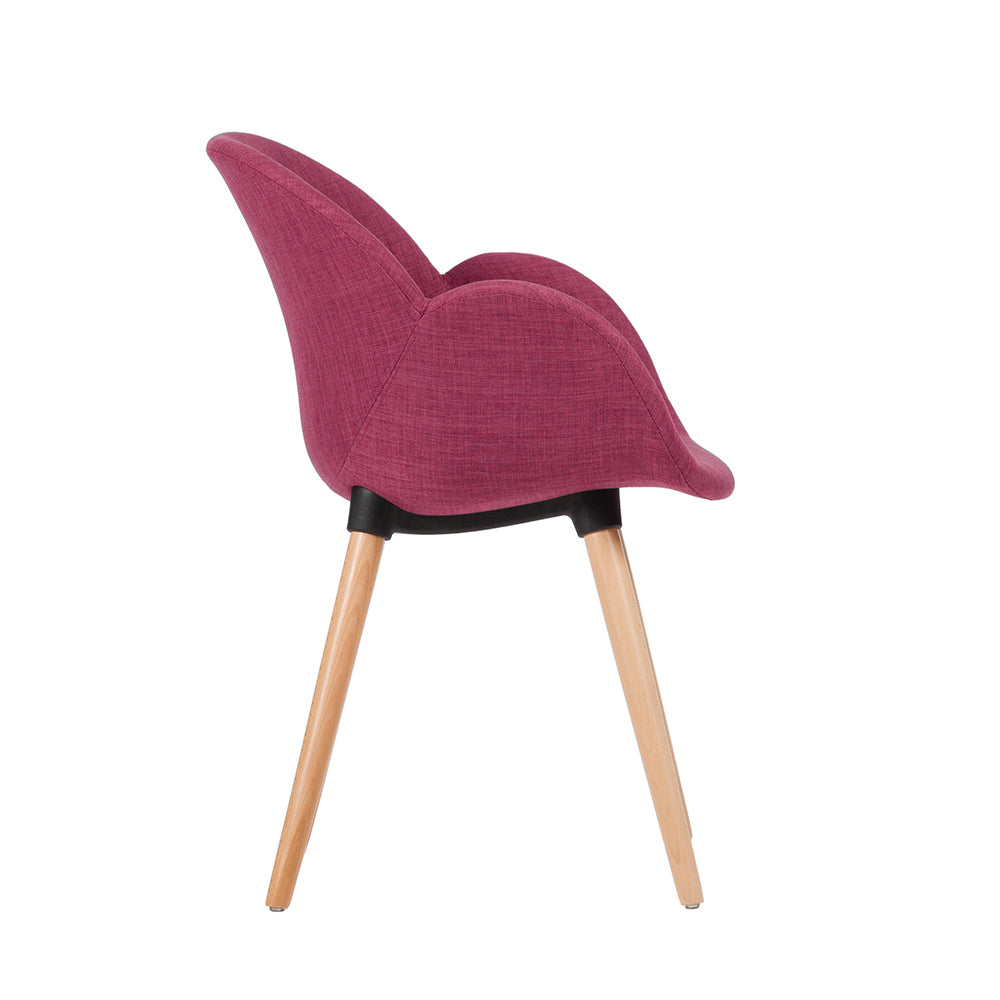 Silla de Visita Fabric Row Bratti