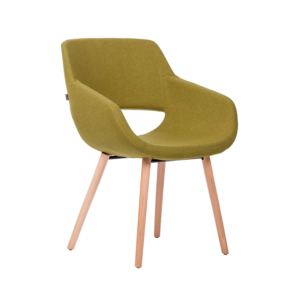 Sillón Flok Bratti Base de Madera