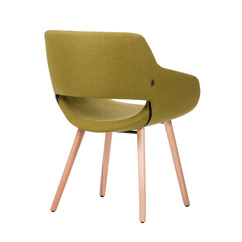 Sillón Flok Bratti Base de Madera