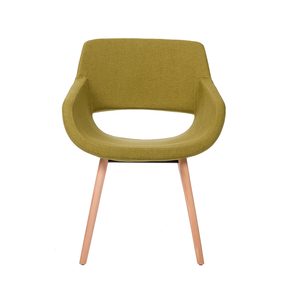 Sillón Flok Bratti Base de Madera