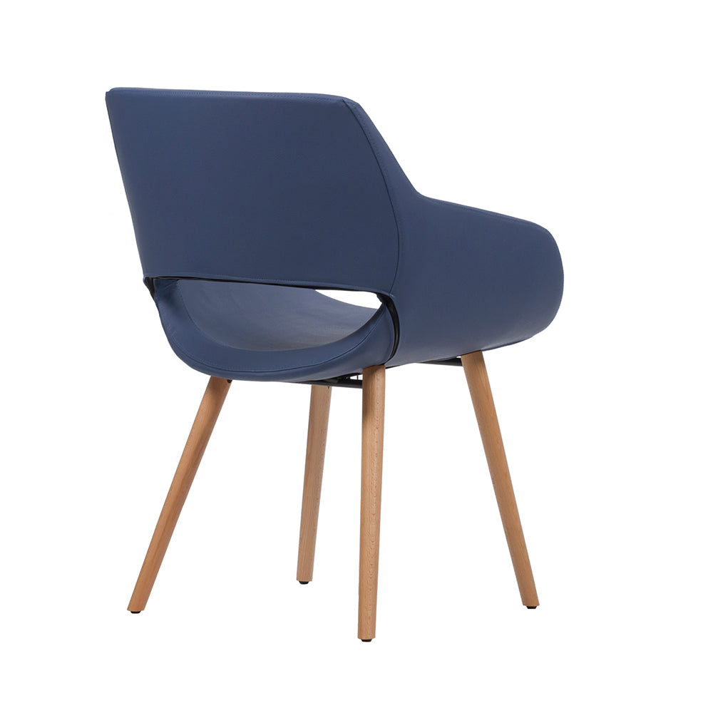 Sillón Flok Bratti Base de Madera