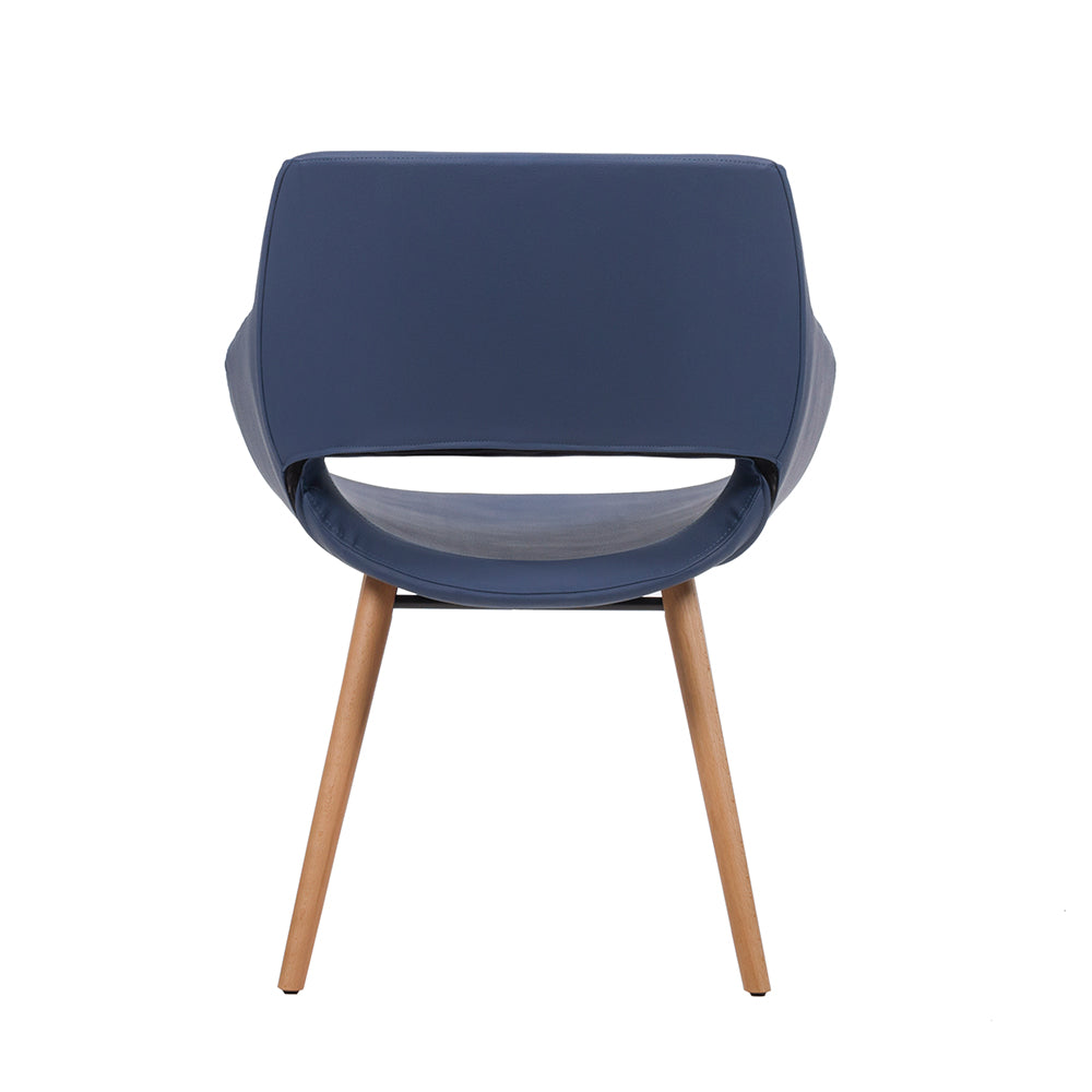 Sillón Flok Bratti Base de Madera