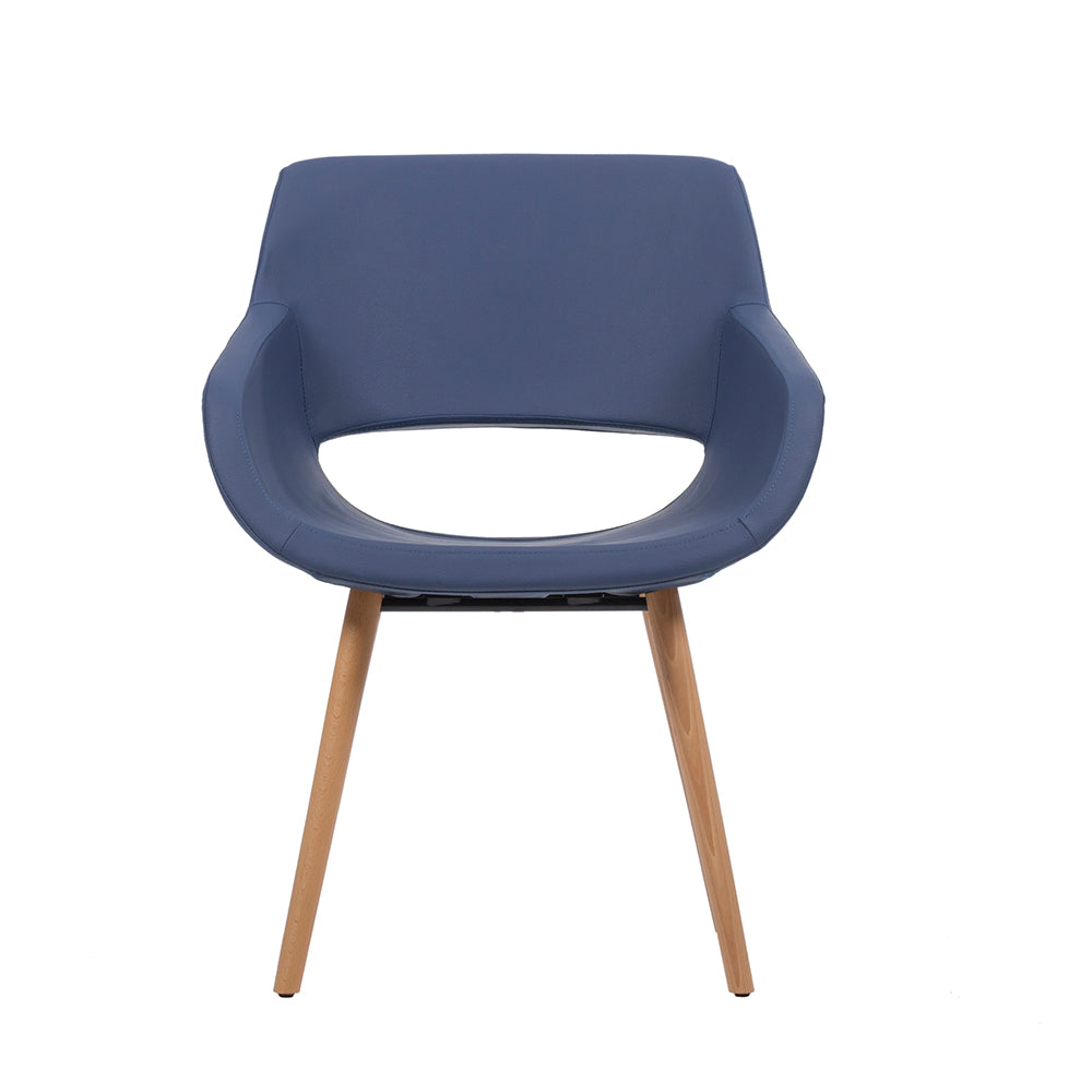 Sillón Flok Bratti Base de Madera