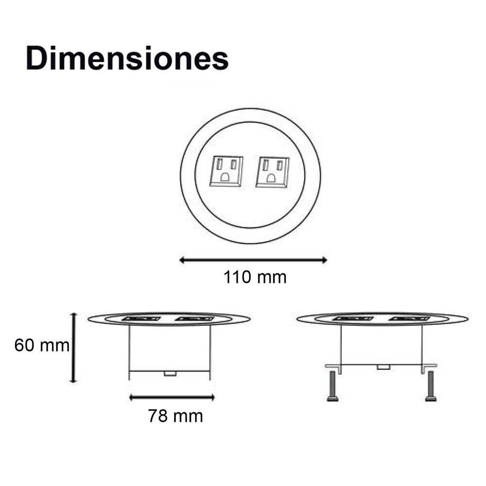 Multipuerto Split Lumbro